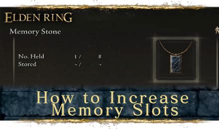 how to increase memory slots elden ring|Elden Ring: How to Get More Spell Slots .